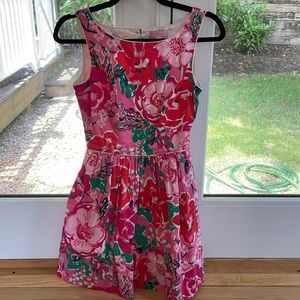 Pink floral Lily Pulitzer dress